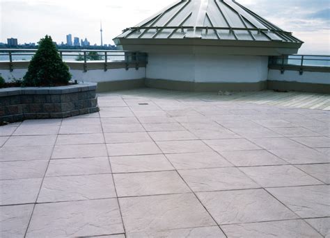 Bison Roof Pedestal System Brooklin Concrete Products