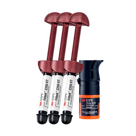 Kit Resina 3m™ Filtek™ Z250 Xt Adesivo Single Bond Universal 3ml 3m