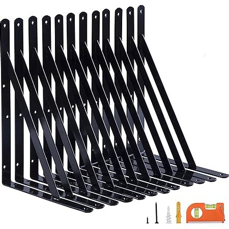 Amazon Countertop Support Brackets 20 Inch Heavy Duty Black Shelf