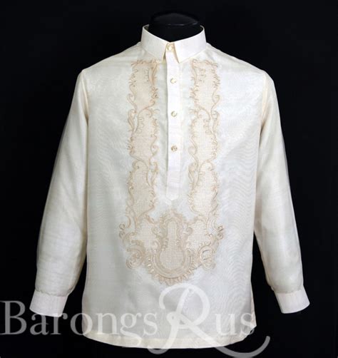 Pina Organza Barong Tagalog 1080 Barongs R Us