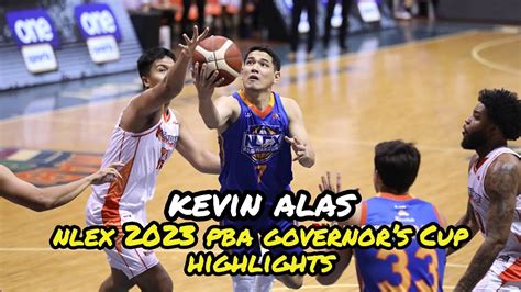 Kevin Alas Nlex Pba Governor S Cup Highlights Youtube