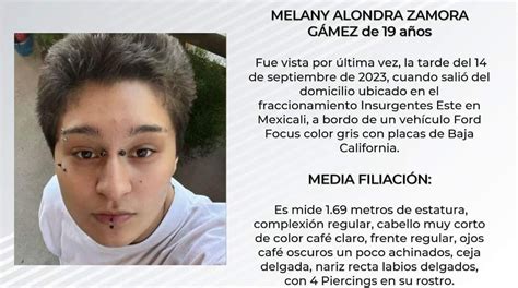 Buscan A Melany Zamora Semanario Zeta