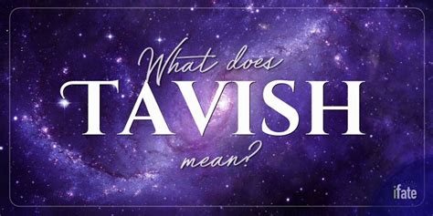 The Name Tavish What It Means And Why Numerologists Love It