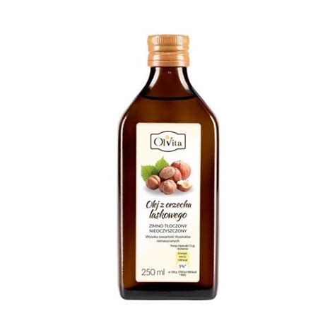 Olej z orzecha laskowego 250 ml Olvita cena 30 29zł Sklep AleEko pl