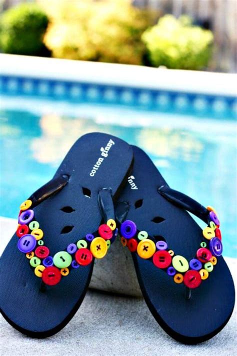 Diy Flip Flops 25 Ways To Refashion Your Flip Flops Diy Crafts