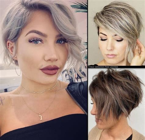 Frisur Zwischen Pixie Und Bob Inspirationen Diy Schnitt Frisuren