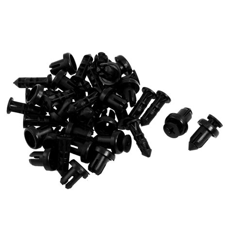 Car Retainer Clips And Plastic Fasteners Kit 20pcs 9mm Auto Car Push Retainer Pin Rivet Trim Clip