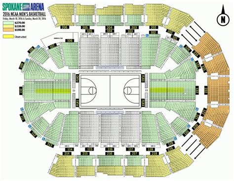 Spokane Arena Seating Chart