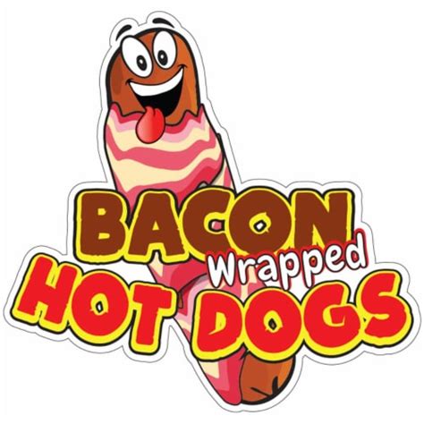 Signmission 8 In Decal Concession Stand Food Truck Sticker Bacon