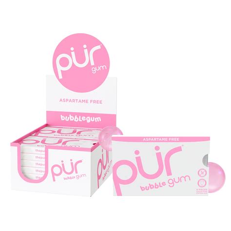 Pur Gum Sugar Free Chewing Gum 100 Xylitol Vegan Aspartame Free Gluten Free And Keto