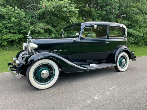 1933 Chevy Master Deluxe 2D Sedan Original Restored Straight 6 3