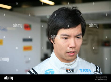 Chinese F Driver Ma Qing Hua Or Ma Qinghua Of Hrt Formula One Team