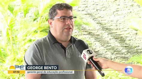 Vídeo Pernambuco abre 13 mil vagas em cursos técnicos presenciais e a