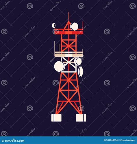 Telecommunication Tower Broadcasting Radio Mast For Signal