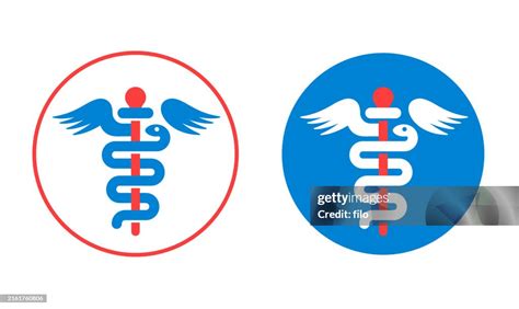 Caduceus Healthcare Medical Snake Staff Symbol Icon High-Res Vector ...