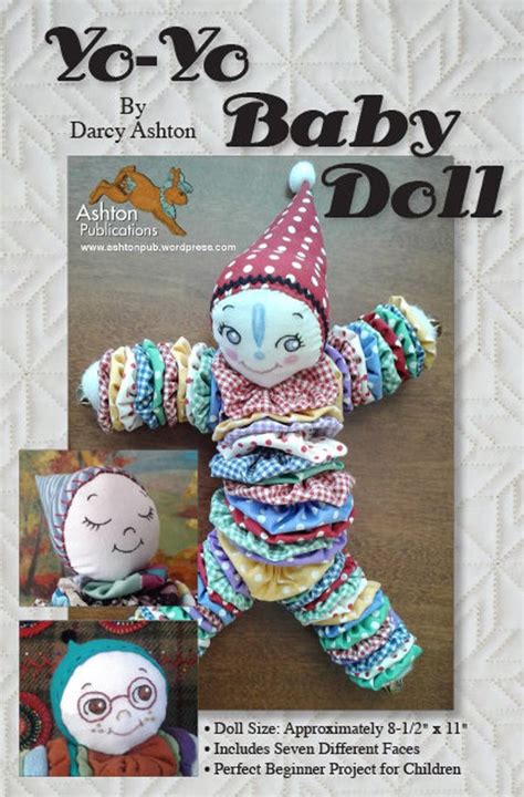 Pattern Yoyo Dolls Two Doll Sizes Make Your Own Yoyo Doll Clover