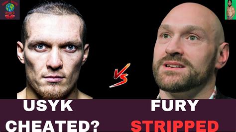 OLEKSANDR USYK ACCUSED OF CHEATING ON TYSON FURY FIGHT AND GETTING