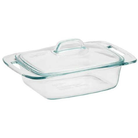 Pyrex Easy Grab 2 Quart Casserole Dish With Glass Lid 2 Piece