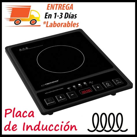 Placa De Inducci N Port Til 2000W Control Con Botones Cocina El Ctrica