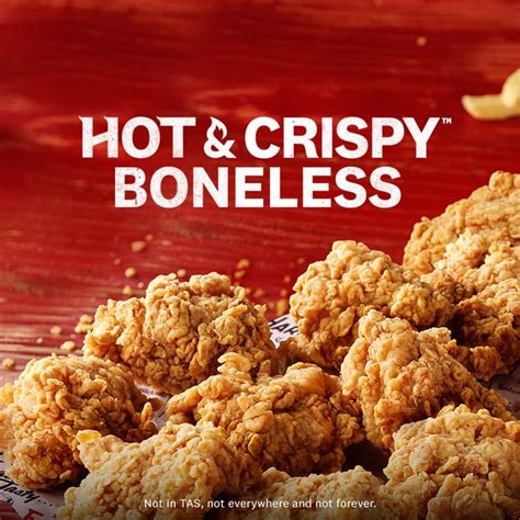 NEWS KFC Hot Crispy Boneless Chicken Returns Starting 1 November