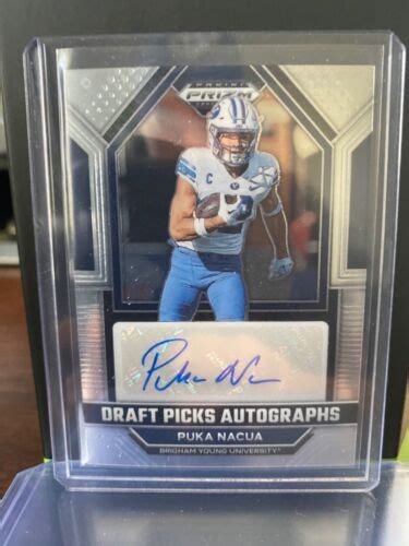 Panini Prizm Draft Picks Draft Picks Autographs Dpa Pnu Puka