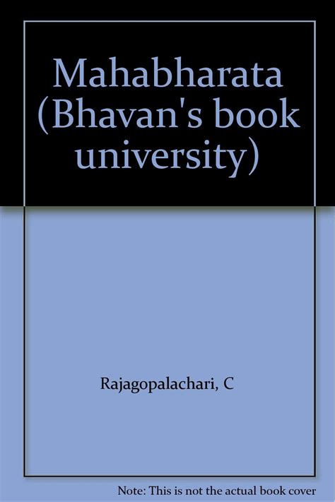 Mahabharata Bhavan S Book University Amazon Co Uk Rajagopalachari