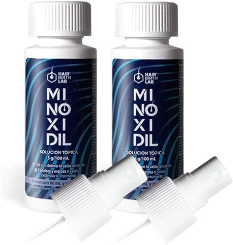 Minoxidil 5 Hair Birth Lab 60 Ml 2 Pack Amazon Mx Belleza