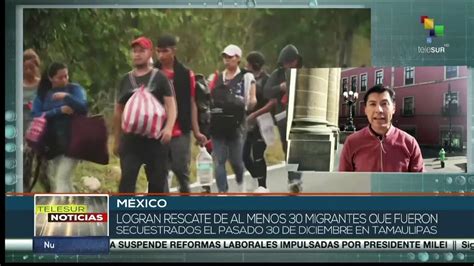 México Rescatan Por Lo Menos A 30 Migrantes Secuestrados El 30 De