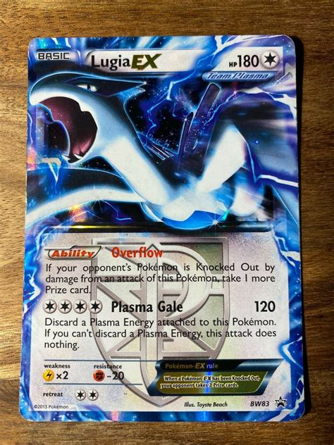 Mavin Lugia Ex Bw Team Plasma Holo Rare Black Star Promo Pokemon