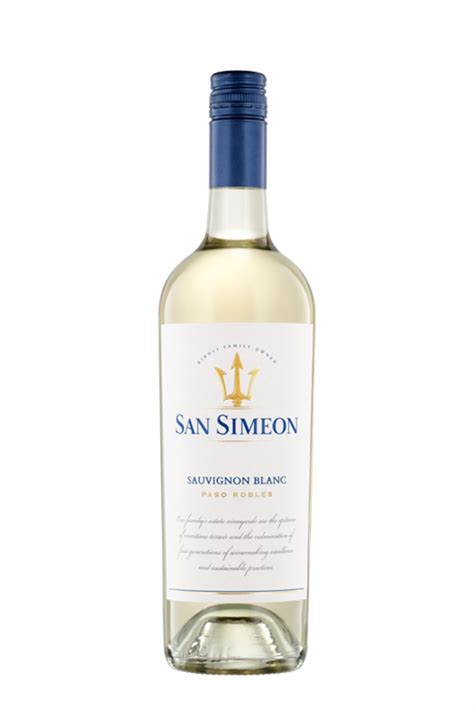 San Simeon Paso Robles Sauvignon Blanc 750 Ml