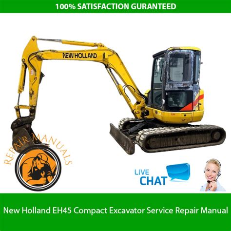 New Holland Eh Compact Excavator Service Repair Manual Pdf Manual