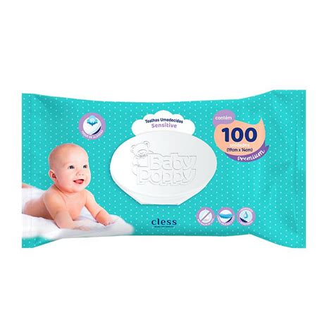 Len Os Umedecidos Baby Poppy Sensitive Premium Beleza Na Web