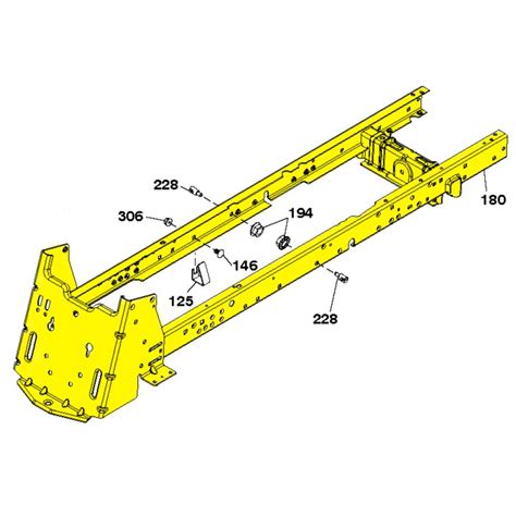 Husqvarna 582033001 In Stock Replaces Husqvarna Chassis Gt Sloped