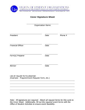 Fillable Online Webmedia Jcu Cover Signature Sheet Webmedia Jcu Fax