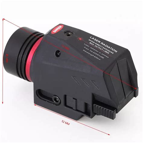 Lanterna Mira A Laser Glock E Taurus Trilho Picatinny Mm Shopee