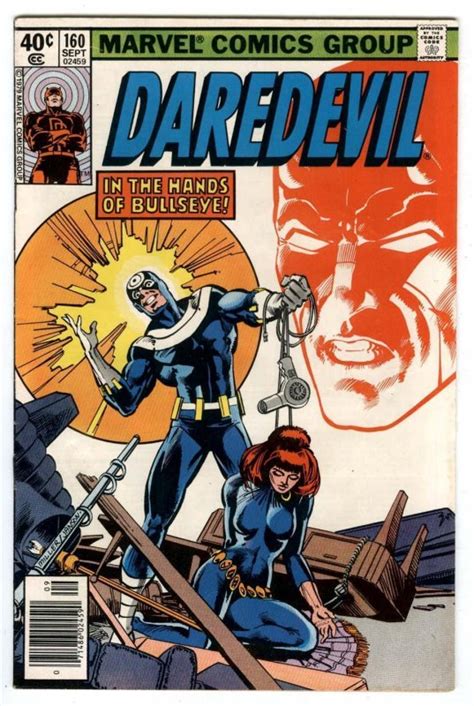 Daredevil 160 Sept 1979 Bullseye Captures Black Widow Frank Miller Art