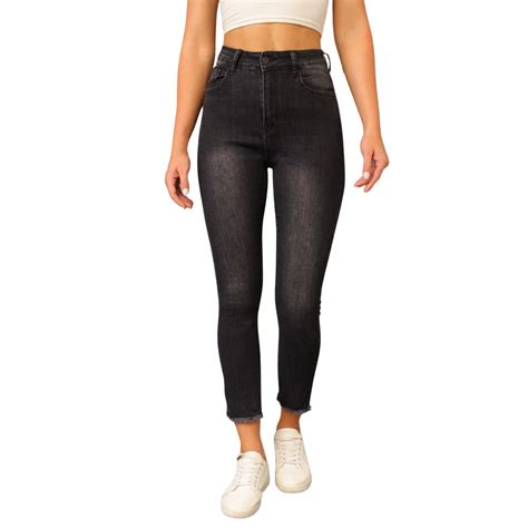 Kondys Women Pants Hot Stretch Jeans Women Pants Cropped Slacks