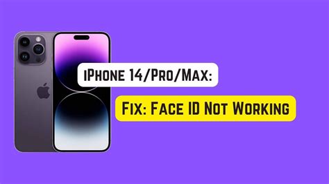 Fix Face Id Not Working On Iphone Pro Max Youtube