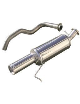 Inoxcar Exhaust Rear Silencer 1X80 SEAT IBIZA Type 6K 1 4 16V 101HP