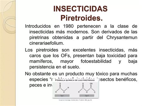 Plaguicidas clasificación química PPT