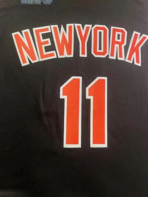 2023 New York Knicks Jalen Brunson 11 Black Embroidery Jersey Soccer Jersey Yupoo