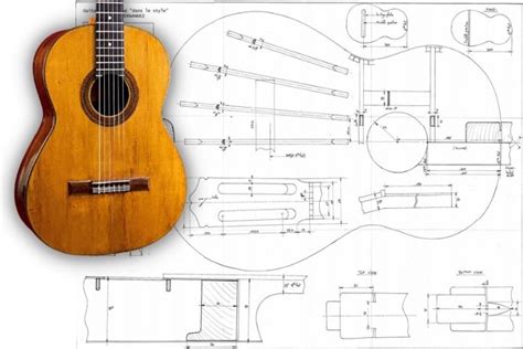 Planos De Guitarras Cl Sicas Pdf Plantillas A Escala