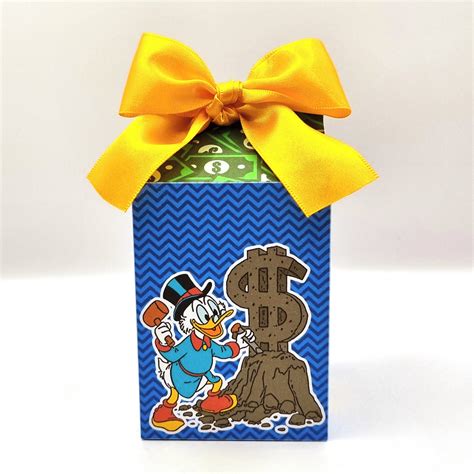 Kit de Caixas Personalizadas 20 Peças Ducktales Tio Patinhas