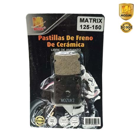 Pastillas De Freno Moto Scooter Matrix 125 150 Mozuki Artilugiosfix