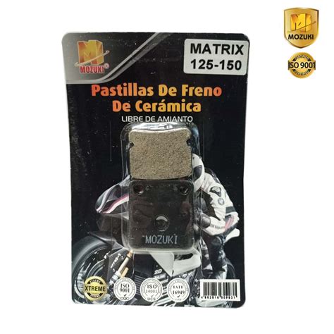 Pastillas De Freno Moto Scooter Matrix Mozuki Artilugiosfix