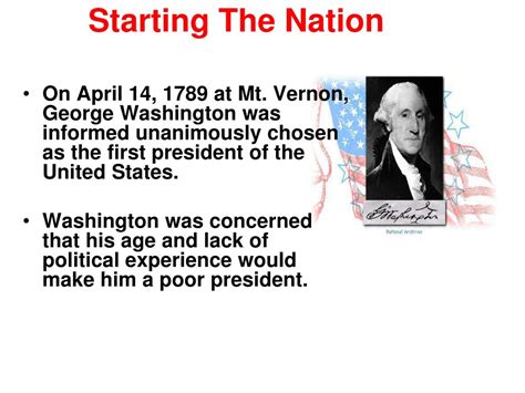 Ppt George Washington The First President Powerpoint Presentation