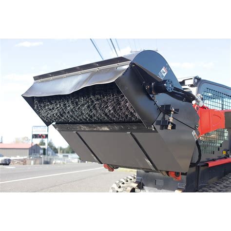 Sweepster Skid Steer Front Collector Rotary Broom | Skid Steer Solutions