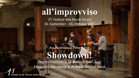 Showdown Improvisationen In Barock Und Jazz Youtube