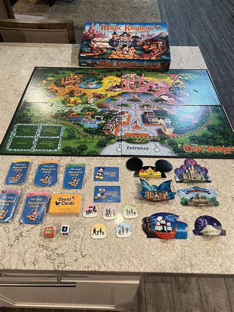 Disney Magic Kingdom Board Game 2004 Hasbro Parker Brothers Etsy
