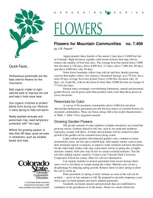 Fillable Online Herbaceous Perennials Are The Fax Email Print PdfFiller